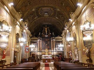 La navata chiesa dei Battuti Neri