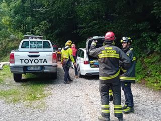 Il soccorso degli escursionisti lunedì 26 agosto Il soccorso degli escursionisti lunedì 26 agosto
