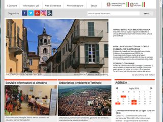 L'home page del nuovo portale