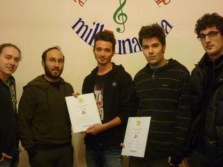 Filippo Cosentino con i Saicosis