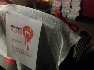 Saluzzo, il posto simbolicamente occupato da una donna vittima di violenza. Saluzzo, il posto simbolicamente occupato da una donna vittima di violenza.