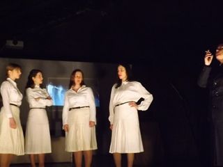 Saluzzo, Edificio Speciale Sonderbau,un momento dello spettacolo