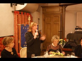 Saluzzo, Cena Natale Fidapa l'intervento della presidente del Distretto Nord Ovest Leda Mantovani