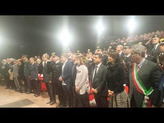 Busca, la platea di autorità intervenute alla cerimonia