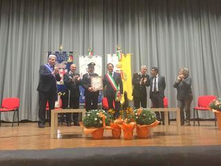 Busca, il conferimento della cittadinanza onoraria al Maresciallo Gavino Passerò