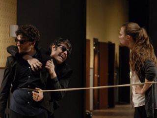 Il Cast in un momento di SAnta Estasi ( foto tratta dal sito Ert)