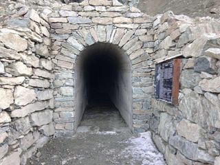 Buco di Viso, ingresso lato francese