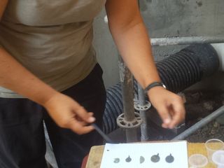 Alcuni reperti trovati nell'area cimiteriale a ridosso della ex Chiesa della Croce Rossa