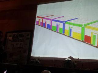 Saluzzo, presentazione dell' hangar gonfiabile: Mauro Oggero Saluzzo, presentazione dell' hangar gonfiabile: Mauro Oggero