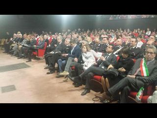 Busca, la platea di autorità intervenute alla cerimonia