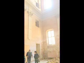 Saluzzo, chiesa della Croce Rossa, la sagrestia che diventerà sala Consiglio della Fondazione CrSAluzzo