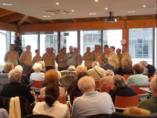 Saluzzo, residenza Tapparelli,tradizinale scambio di auguri