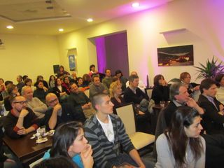 il pubblico presente in sala