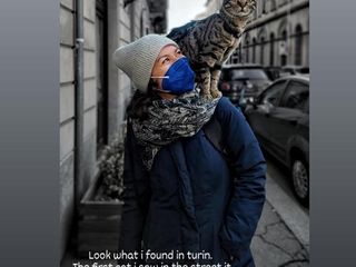 Sarà e Sakè,il gatto di Cit Turin