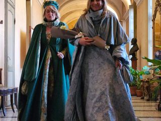 La castellana Silvia Ghione e la castellana uscente Liliana Chiapello