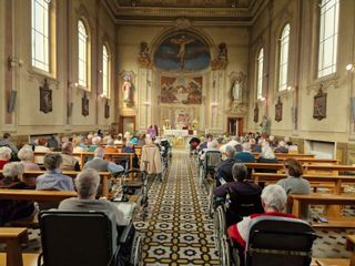 Saluzzo, la messa celebrata dal Vescovo Cristiano Bodo alla Residenza Tapparelli Saluzzo, la messa celebrata dal Vescovo Cristiano Bodo alla Residenza Tapparelli