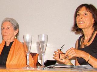 Nadine Gordimer e la figlia Oriane Nadine Gordimer e la figlia Oriane