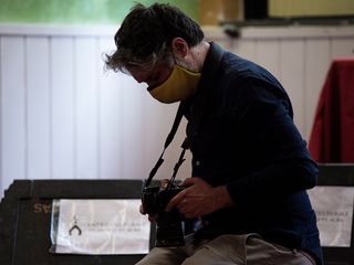 Il fotografo torinese Stefano Stranges (Ph Barbara Guazzone)