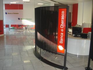 L'interno della filiale