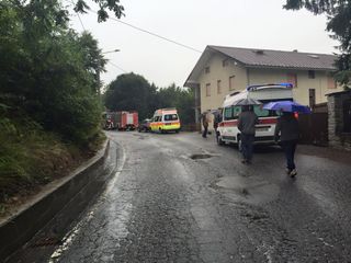 I soccorsi a Montoso di Bagnolo Piemonte