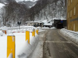 La situazione al Colle di Tenda stamattina