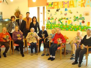 Le signore nella casa di riposo di Peveragno