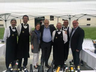 Col fondatore di Slow Food e prossimo socio onorario Fisar Carlin Petrini