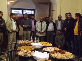 momenti della cerimonia di apertura del centro culturale islamico in via Donaudi