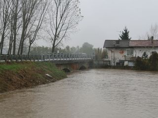 Il ponte sul torrente Ghiandone