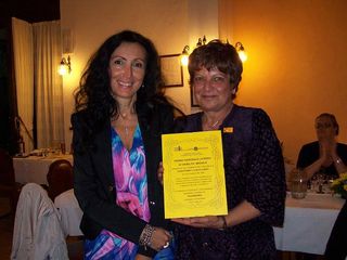 Enrica Tavecchio con Daniela Bianco