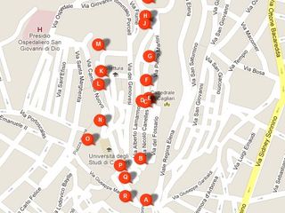 Mappa del quartiere di Castello
