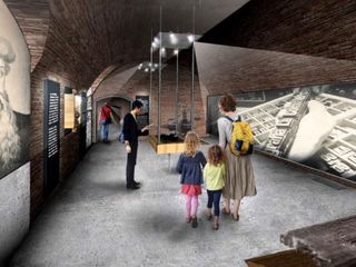 Il rendering del nuovo museo della stampa