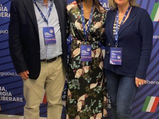 Noemi Mallone in mezzo a William Casoni e Monica Ciaburro