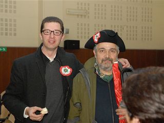 Il vicesindaco Osella con Daniele