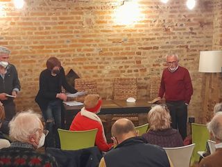 Il presidente dell'assemblea ad interim Livio Tesio, il segretario Enrica Giordano e il neopresidente provinciale Paolo Allemano