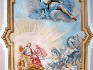 Il soffitto dello scalone