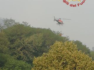 Incendio a Massarosa