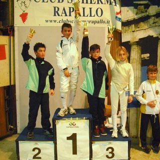 Enrico Lauria, sul terzo gradino del podio