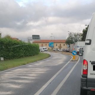 La Statale 231 a Madonna dell'Olmo (immagine d'archivio)