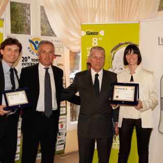 La cerimonia del premio 'Dardanello' a Villanova Mondovì