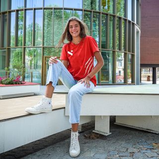 La giovane biancorossa si presenta dinnanzi al Rondò dei Talenti (credit Ninotto)