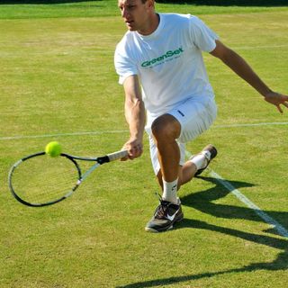 Viktor Galovic sul nuovo campo in erba naturale
