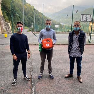 Consegnato Dae al centro sportivo &quot;Fantino&quot; di Limone Piemonte