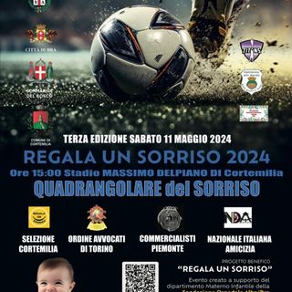 Sabato 11 maggio una tappa del progetto “Regala un sorriso 2024” a Cortemilia Sabato 11 maggio una tappa del progetto “Regala un sorriso 2024” a Cortemilia