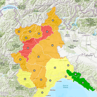 La previsione di Arpa Piemonte per domani, giovedì