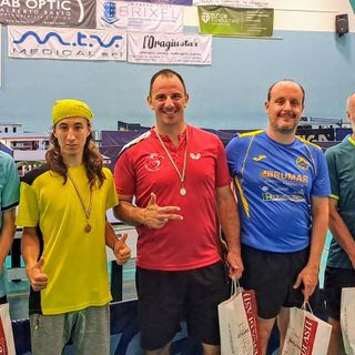Al centro Giuliano Esposito, al torneo di Moncalieri