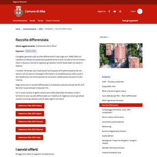 Alba: online i nuovi vademecum multilingue per la raccolta differenziata
