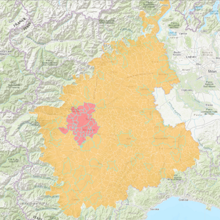 Semaforo antismog: limitazioni da livello arancione oggi e domani in provincia di Cuneo