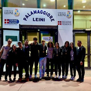 Da sinistra Varetto Marco, Varetto Giulia, Baschieri Silvio, Bertolotti Giorgio, Penone Yuri, Garelli Giacomo, Tosello Christian, Olivero Alessandra, Marchiò Claudia, Luciano Martina, Penone Diego