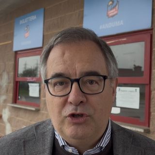 L'assessore regionale Marco Gallo al palasport di Cuneo